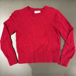 Old Navy Red Long Sleeve Sweater - Size Small Petite